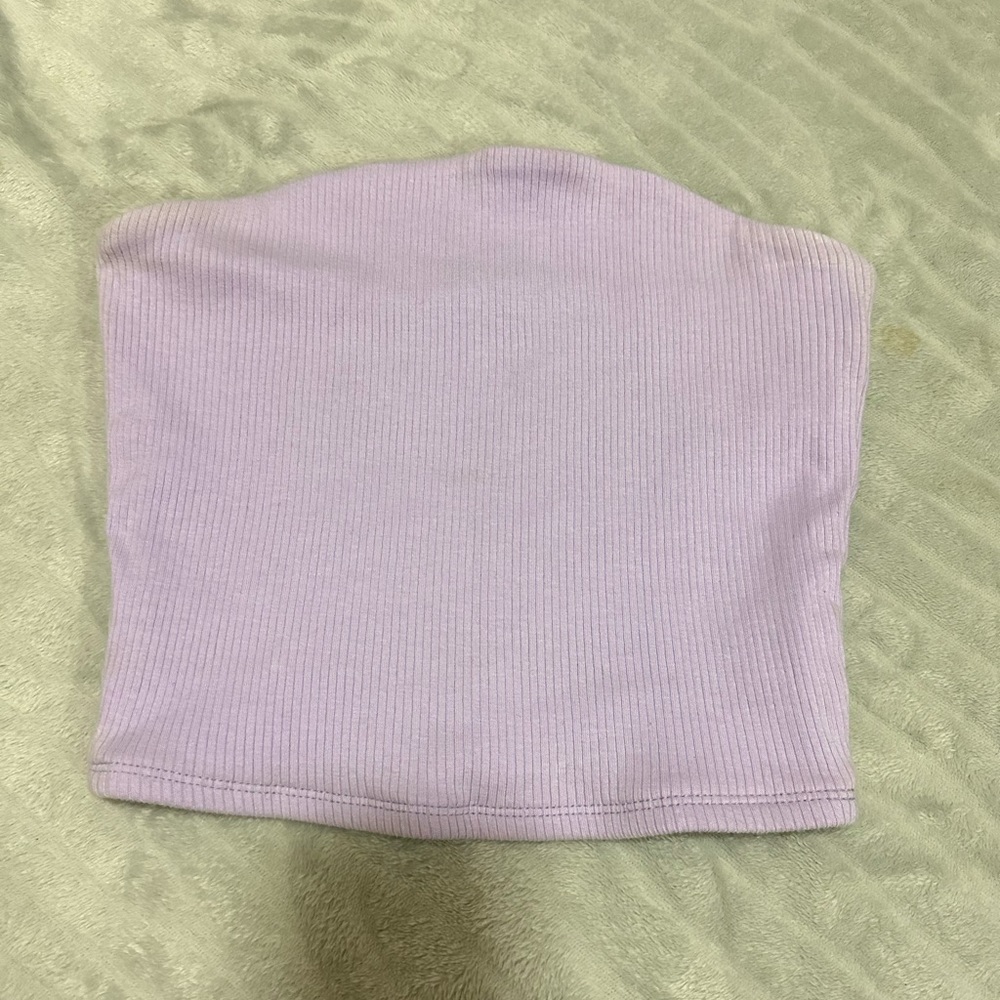 Lavender garage tube top